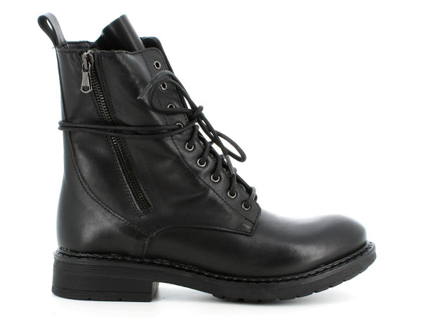 Melluso Donna Stivaletti Anfibi Pelle 09801X-200122 Nero